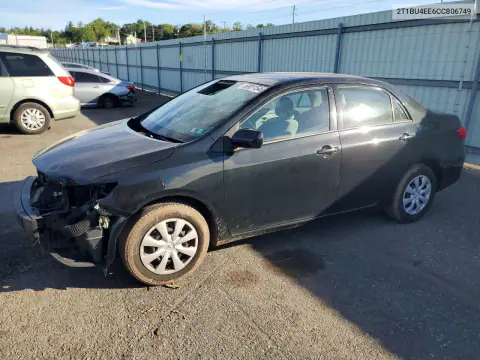2T1BU4EE6CC806749 — 2012 Toyota Corolla, Передняя часть, фото до ремонта
