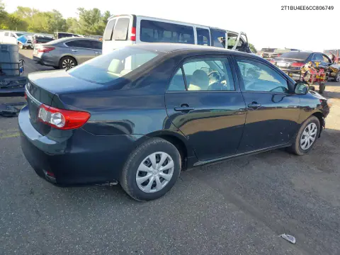 2012 Toyota Corolla L VIN 2T1BU4EE6CC806749 фото 3