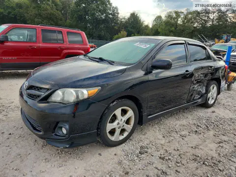 2T1BU4EE4CC805518 — 2012 Toyota Corolla, Сторона, фото до ремонта