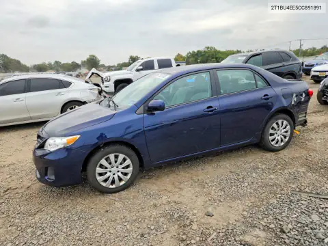 2T1BU4EE5CC891891 — 2012 Toyota Corolla, Задняя часть, фото до ремонта