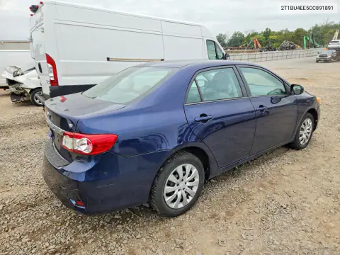 2T1BU4EE5CC891891 — 2012 Toyota Corolla, фото 3 с аукциона Copart, Задняя часть