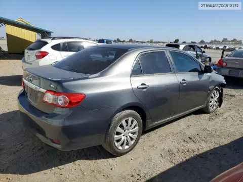 2012 Toyota Corolla Le VIN 2T1BU4EE7CC812172 фото 3