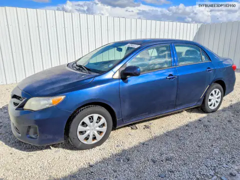 5YFBU4EE3DP183950 — 2013 Toyota Corolla, Мелкие вмятины и царапины, фото до ремонта