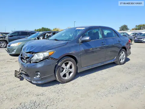 2T1BU4EE3DC109301 — 2013 Toyota Corolla, Передняя часть, фото до ремонта