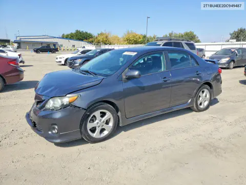 2T1BU4EE2DC949487 — 2013 Toyota Corolla, Передняя часть, фото до ремонта