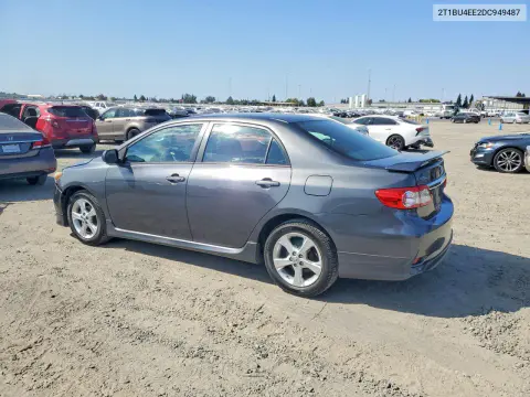 2013 Toyota Corolla S VIN 2T1BU4EE2DC949487 фото 2