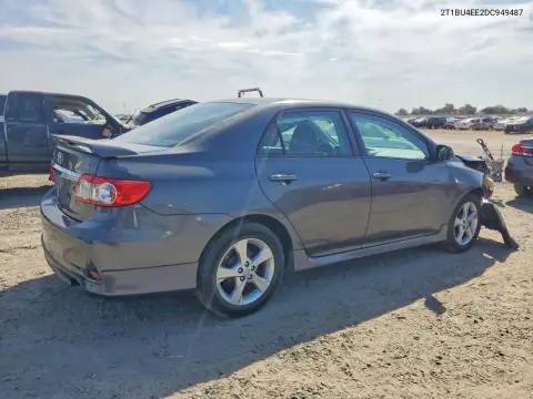 2013 Toyota Corolla S VIN 2T1BU4EE2DC949487 фото 3