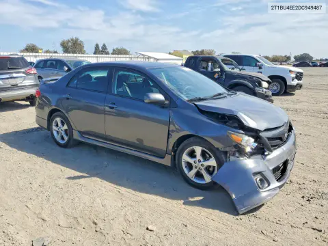 2013 Toyota Corolla S VIN 2T1BU4EE2DC949487 фото 4