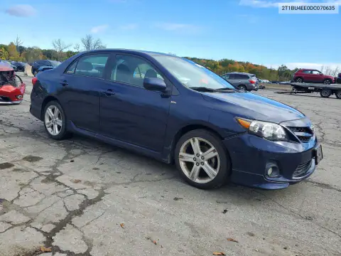 2T1BU4EE0DC070635 — 2013 Toyota Corolla, фото 4 с аукциона Copart 19.10.2026, Передняя часть
