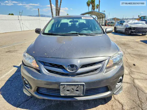 2013 Toyota Corolla S VIN 2T1BU4EE2DC931930 фото 5