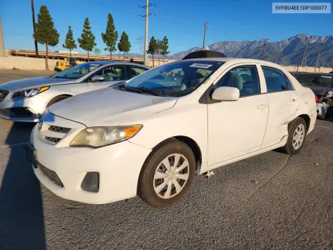 5YFBU4EE1DP100077 — 2013 Toyota Corolla, Сторона, фото до ремонта