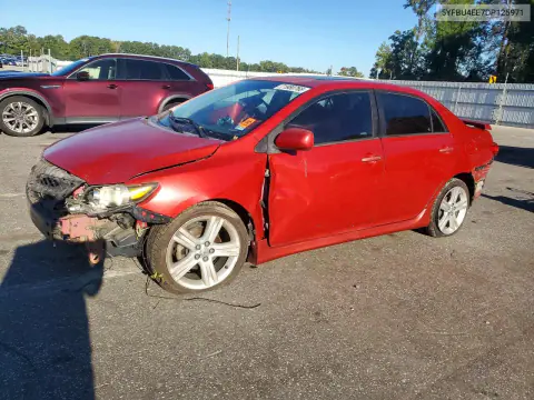 5YFBU4EE7DP125971 — 2013 Toyota Corolla, Передняя часть, фото до ремонта