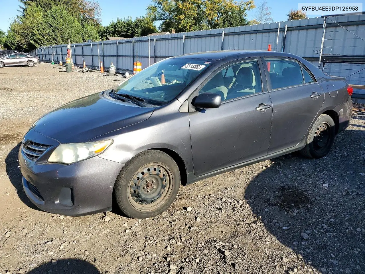 2013 Toyota Corolla Le VIN 5YFBU4EE9DP126958 фото 1
