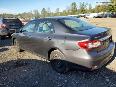 2013 Toyota Corolla Le VIN 5YFBU4EE9DP126958 фото 2