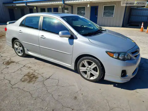 2T1BU4EEXDC970281 — 2013 Toyota Corolla, фото 4 с аукциона Copart, Задняя часть