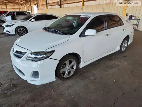 2T1BU4EE1DC010041 — 2013 Toyota Corolla, Передняя часть, фото до ремонта
