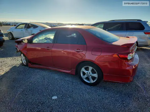 2013 Toyota Corolla S VIN 5YFBU4EE5DP172013 фото 2
