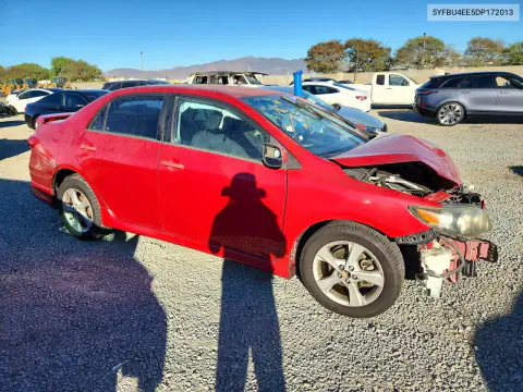 2013 Toyota Corolla S VIN 5YFBU4EE5DP172013 фото 4