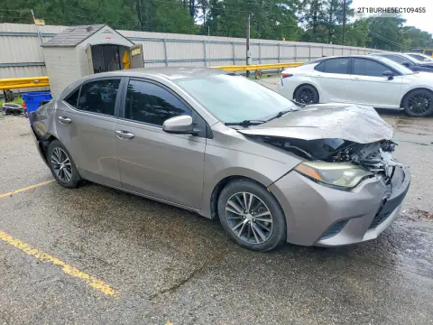 2014 Toyota Corolla Le VIN 2T1BURHE5EC109455 фото 4