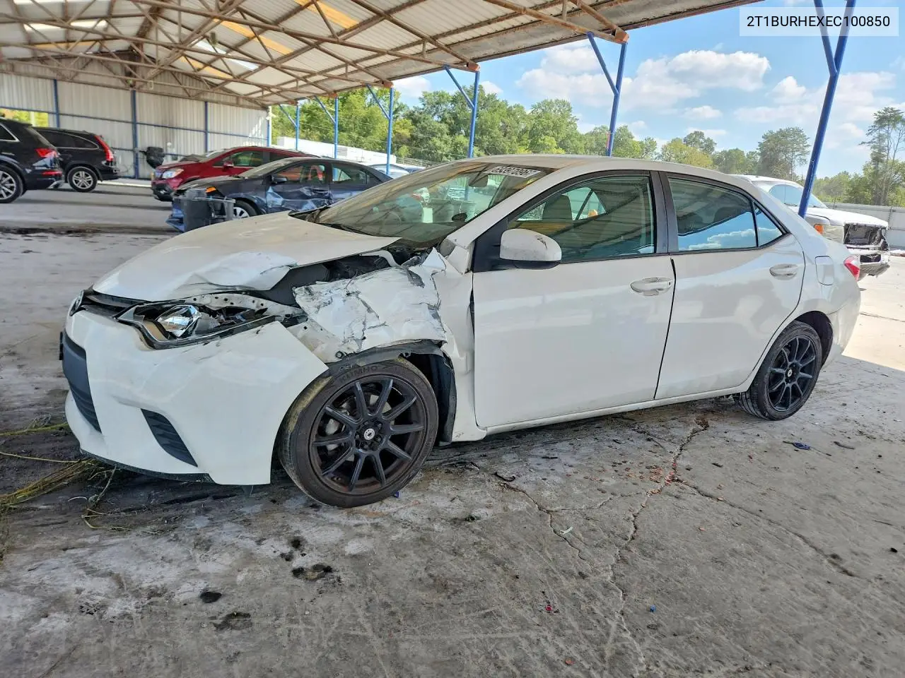 2014 Toyota Corolla Le VIN 2T1BURHEXEC100850 фото 1