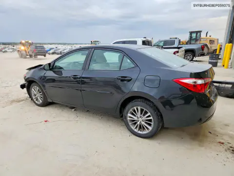 2014 Toyota Corolla Le Plus VIN 5YFBURHE8EP059375 фото 2