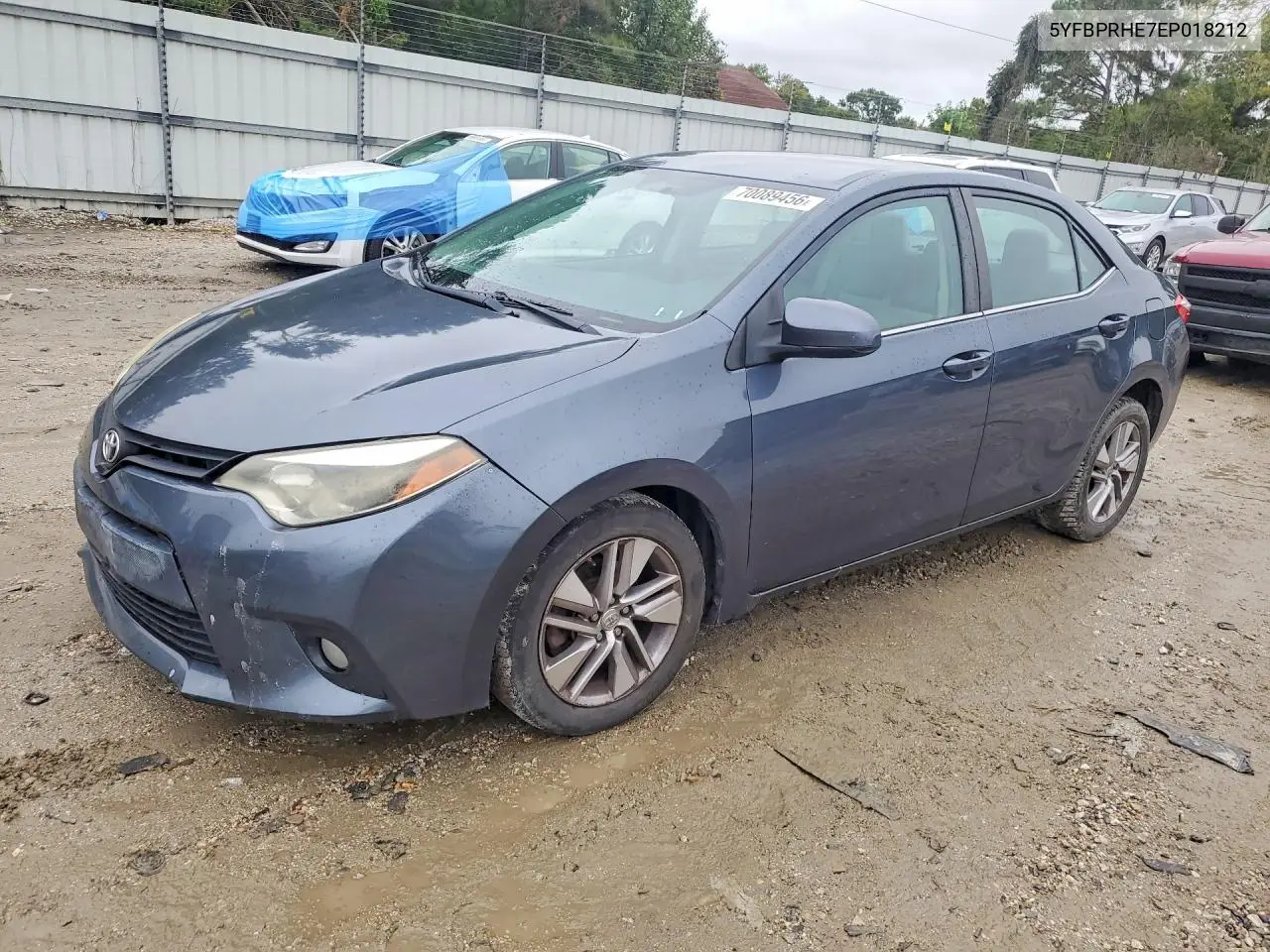 2014 Toyota Corolla Le Eco Plus VIN 5YFBPRHE7EP018212 фото 1