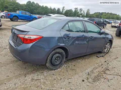 2014 Toyota Corolla Le Eco Plus VIN 5YFBPRHE7EP018212 фото 3