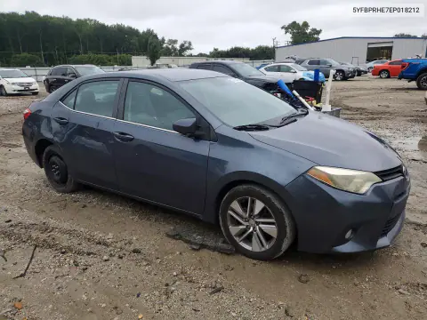2014 Toyota Corolla Le Eco Plus VIN 5YFBPRHE7EP018212 фото 4