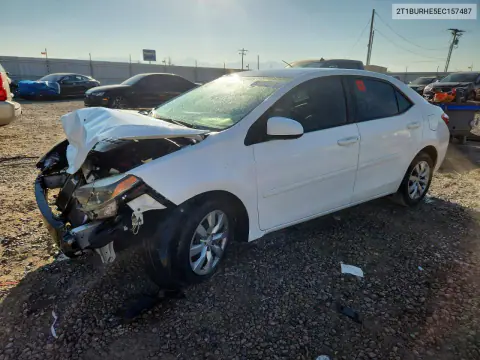 2014 Toyota Corolla Le VIN 2T1BURHE5EC157487 фото 1