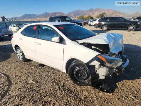 2014 Toyota Corolla Le VIN 2T1BURHE5EC157487 фото 4