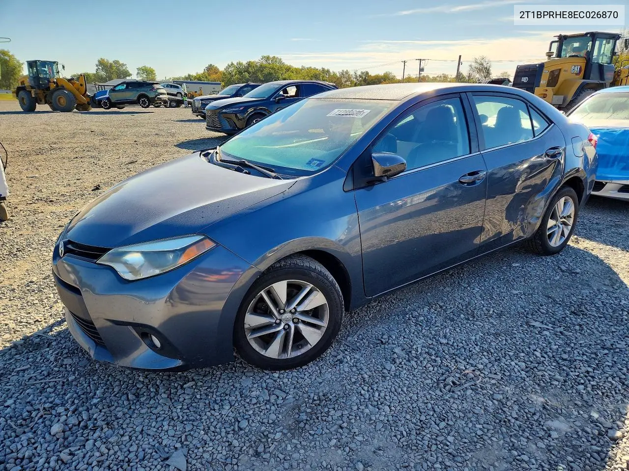 2014 Toyota Corolla Le Eco Plus VIN 2T1BPRHE8EC026870 фото 1