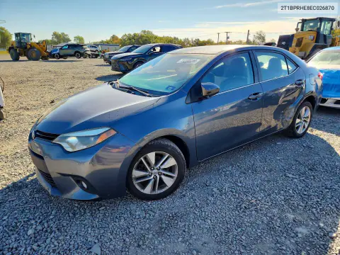 2T1BPRHE8EC026870 — 2014 Toyota Corolla, Сторона, фото до ремонта