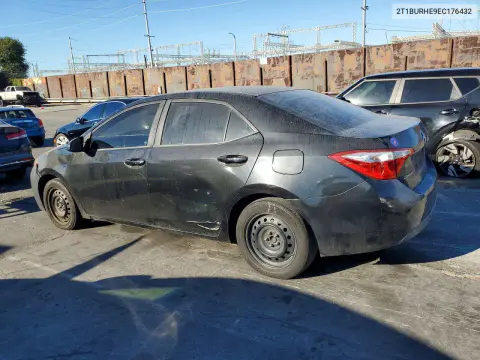 2014 Toyota Corolla Le Plus VIN 2T1BURHE9EC176432 фото 2