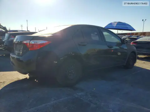 2014 Toyota Corolla Le Plus VIN 2T1BURHE9EC176432 фото 3