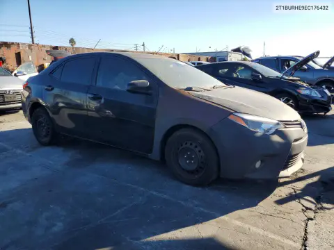 2014 Toyota Corolla Le Plus VIN 2T1BURHE9EC176432 фото 4