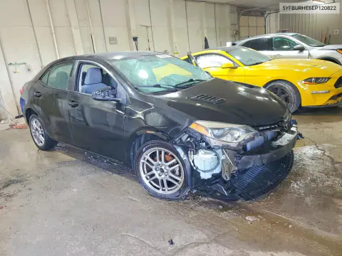 2014 Toyota Corolla L VIN 5YFBURHE6EP120822 фото 4