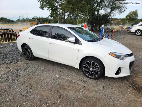 2014 Toyota Corolla S Plus VIN 2T1BURHE0EC032140 фото 4