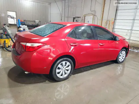 2014 Toyota Corolla Le VIN 2T1BURHE8EC033908 фото 3