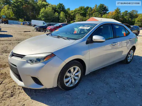 2T1BURHE4EC215508 — 2014 Toyota Corolla, Верхняя часть / Крыша, фото до ремонта