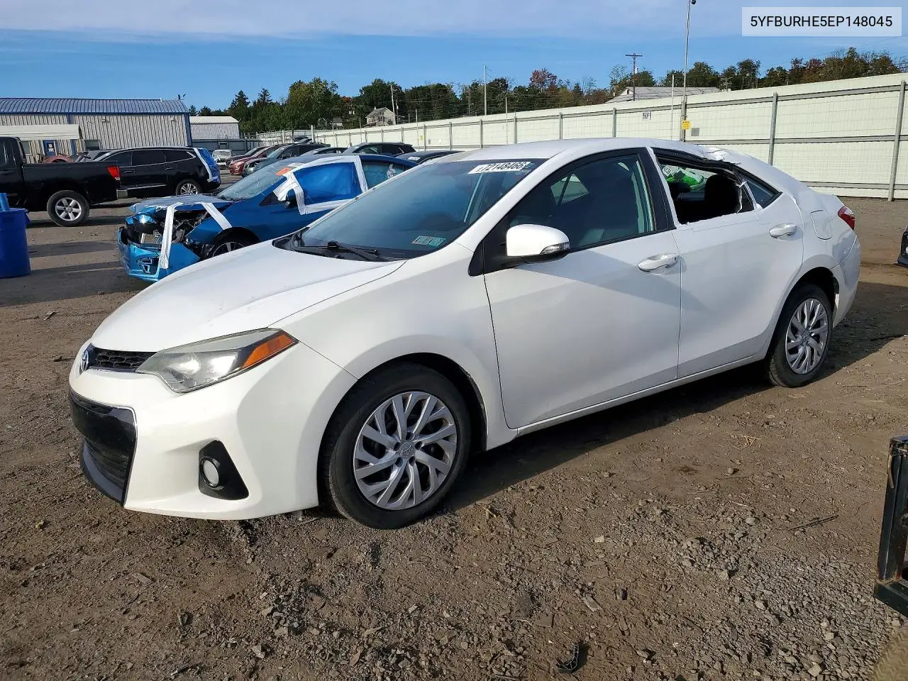 2014 Toyota Corolla S VIN 5YFBURHE5EP148045 фото 1
