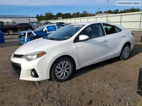 5YFBURHE5EP148045 — 2014 Toyota Corolla, Верхняя часть / Крыша, фото до ремонта