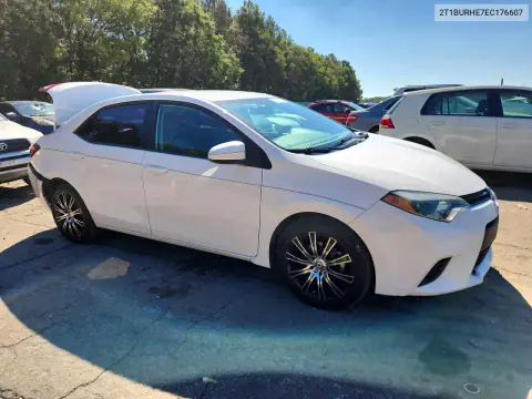 2014 Toyota Corolla L VIN 2T1BURHE7EC176607 фото 4