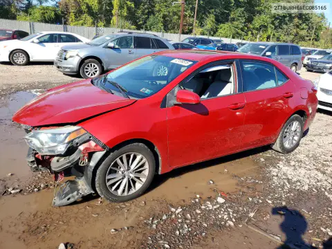 2T1BURHE6EC085165 — 2014 Toyota Corolla, Передняя часть, фото до ремонта
