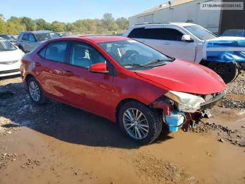 2014 Toyota Corolla Le Plus VIN 2T1BURHE6EC085165 фото 4