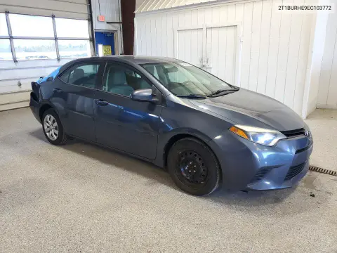 2014 Toyota Corolla Le VIN 2T1BURHE9EC103772 фото 4