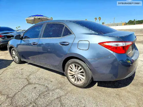 5YFBURHE8EP159881 — 2014 Toyota Corolla, фото 2 с аукциона Copart, Передняя часть