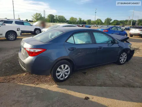 2015 Toyota Corolla Le VIN 2T1BURHE4FC454557 фото 3