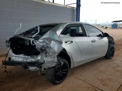2015 Toyota Corolla S Plus VIN 5YFBURHE3FP285356 фото 3