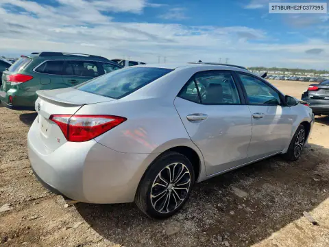 2015 Toyota Corolla S Plus VIN 2T1BURHE2FC377395 фото 3