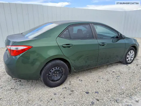 2015 Toyota Corolla Le VIN 2T1BURHE8FC247766 фото 3